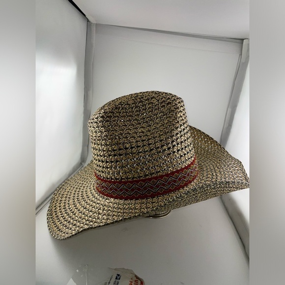 RIO GRANDE Men Size 58 (7 1/4) San Francisco Hat Co Hard Straw Cowboy  Hat‌‌‌‌‌ - Picture 3 of 13